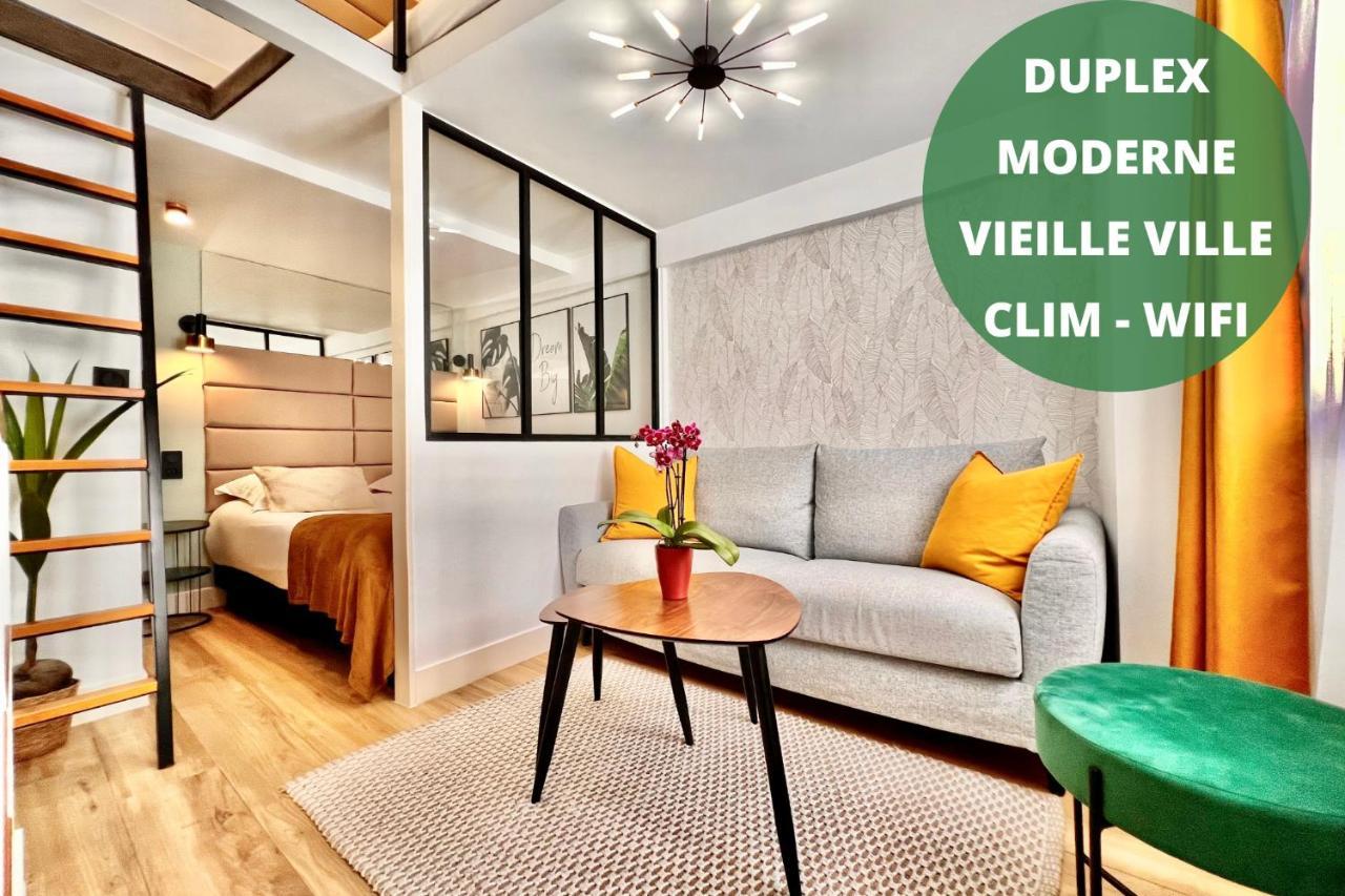 Duplex Le Gesu - Heart Of Old Town - Modern - Wifi - Clim Apartment นีซ ภายนอก รูปภาพ